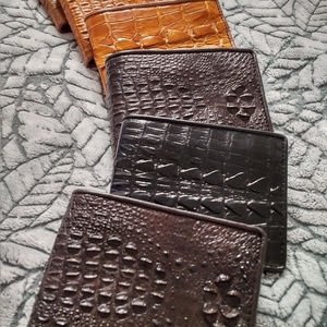 Men's Authentic Crocodile Leather Wallet